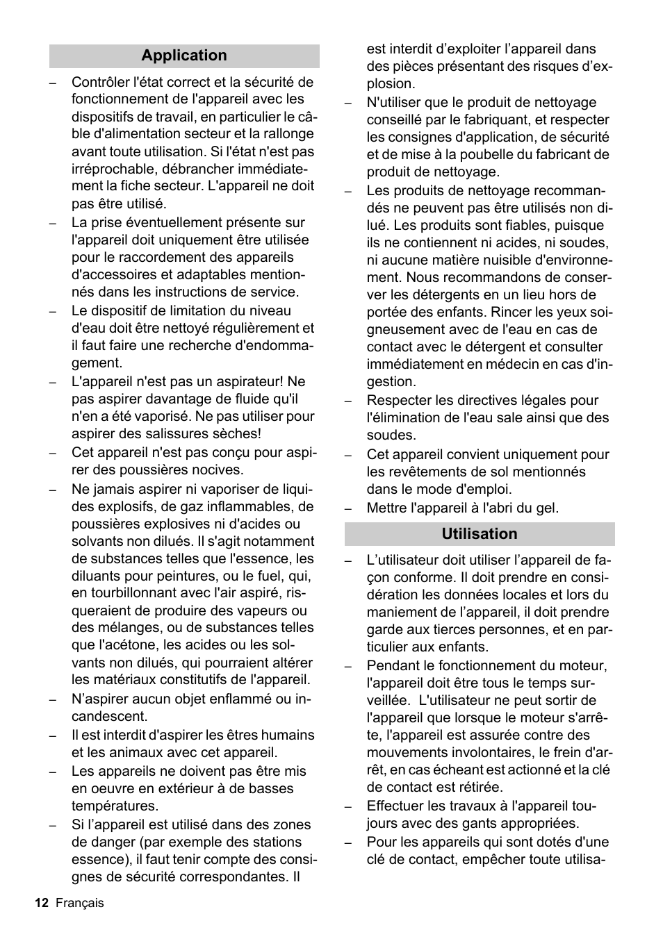 Karcher BDS 51-180 C Adv User Manual | Page 12 / 116