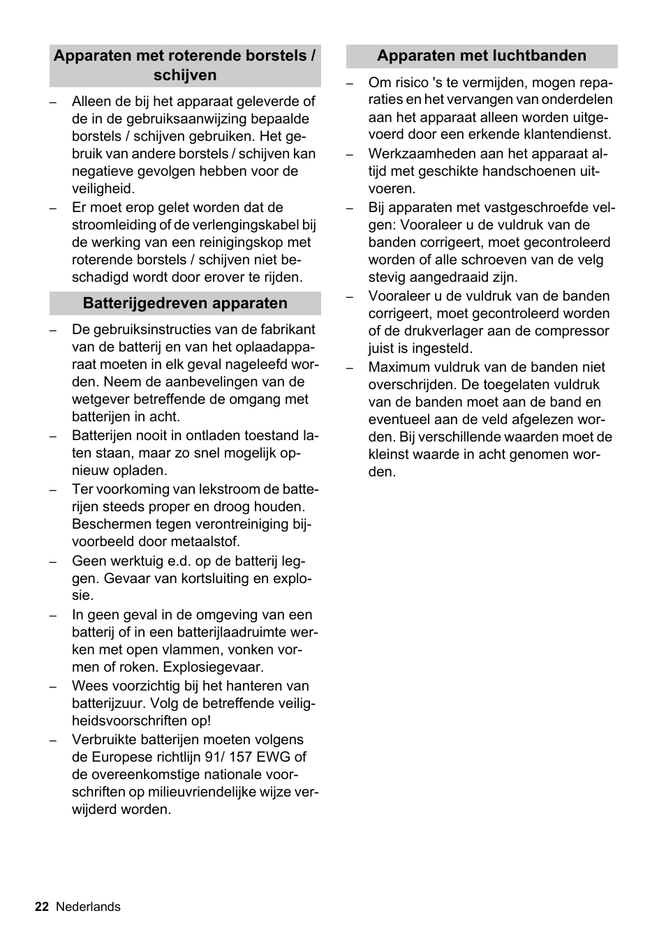 Karcher BDS 51-180 C Adv User Manual | Page 22 / 116
