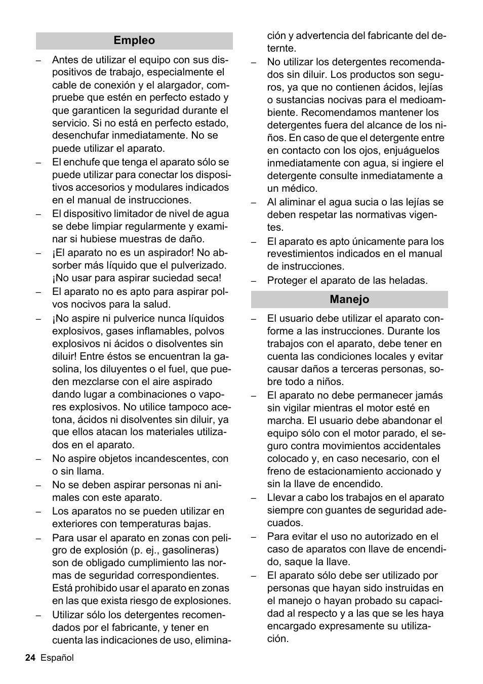 Karcher BDS 51-180 C Adv User Manual | Page 24 / 116