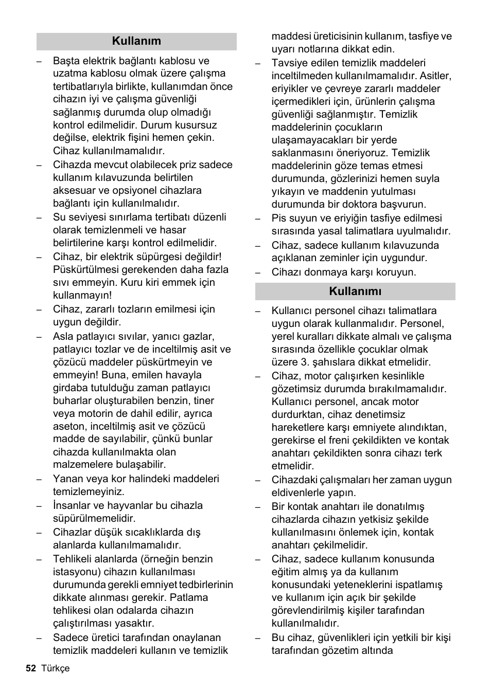 Karcher BDS 51-180 C Adv User Manual | Page 52 / 116