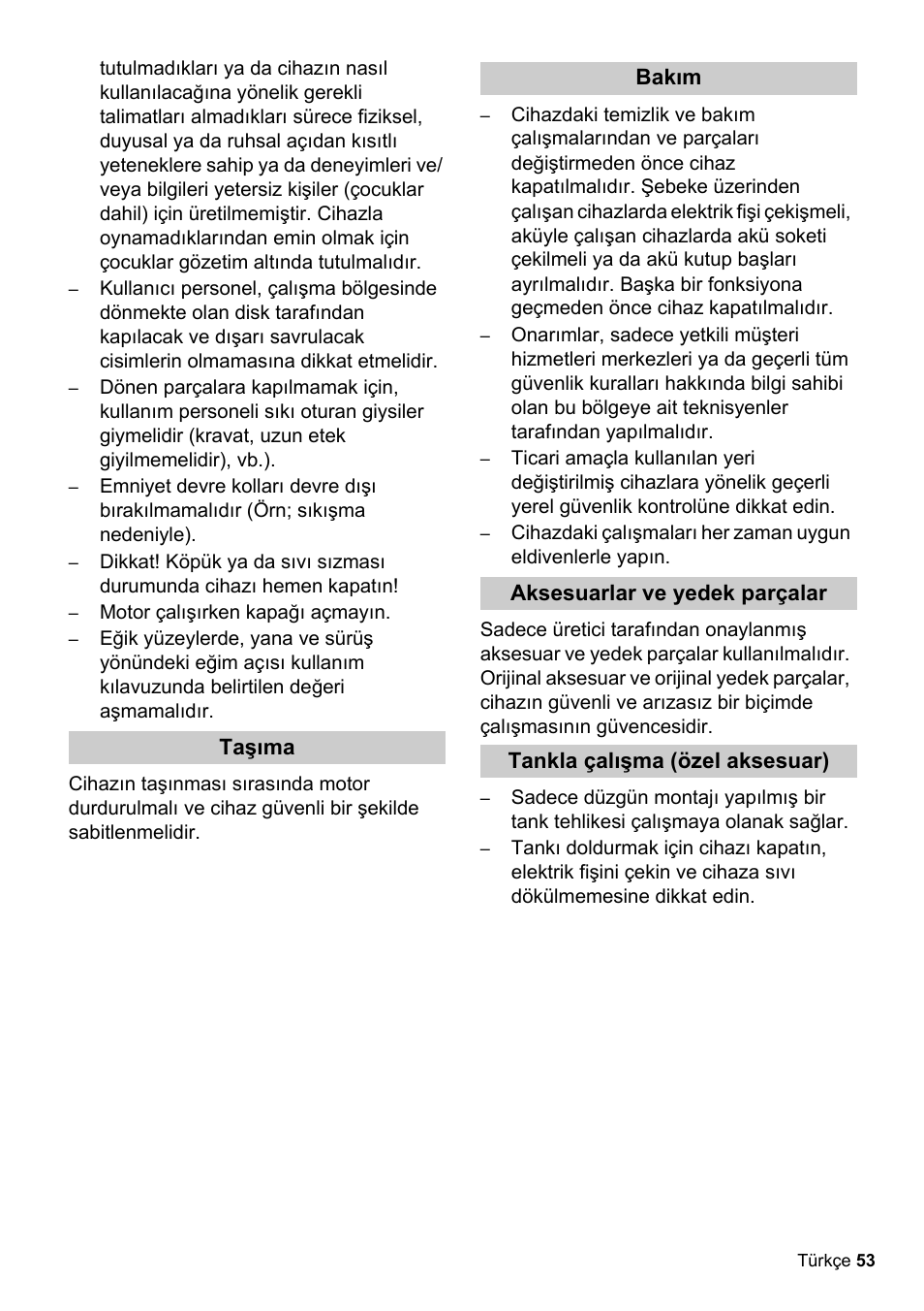 Karcher BDS 51-180 C Adv User Manual | Page 53 / 116