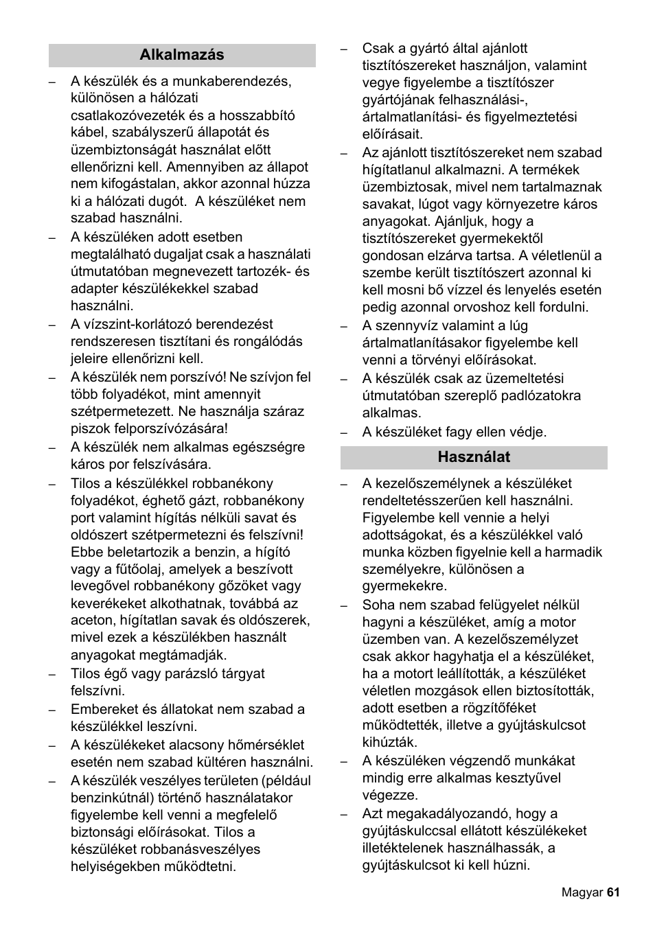 Karcher BDS 51-180 C Adv User Manual | Page 61 / 116