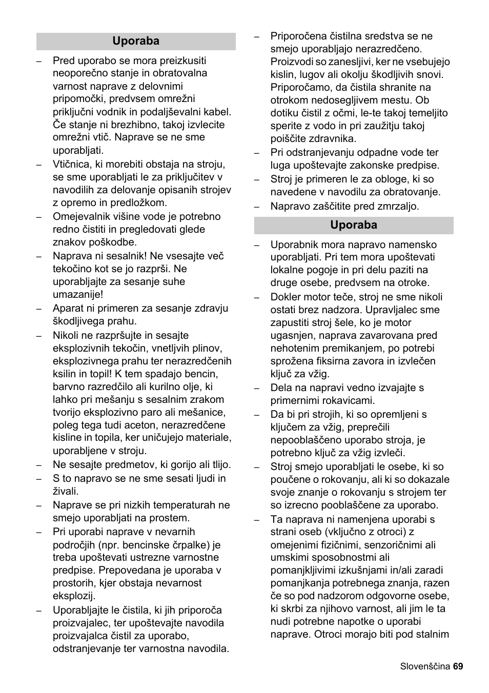 Karcher BDS 51-180 C Adv User Manual | Page 69 / 116