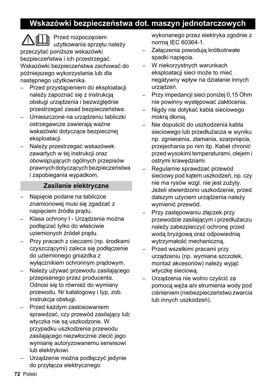 Karcher BDS 51-180 C Adv User Manual | Page 72 / 116