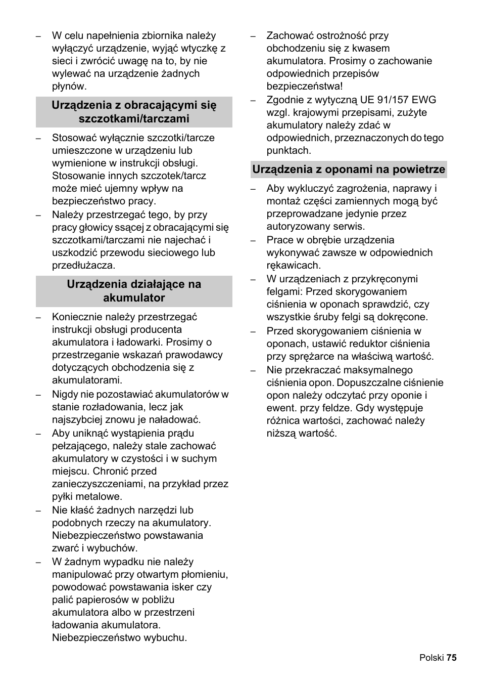 Karcher BDS 51-180 C Adv User Manual | Page 75 / 116
