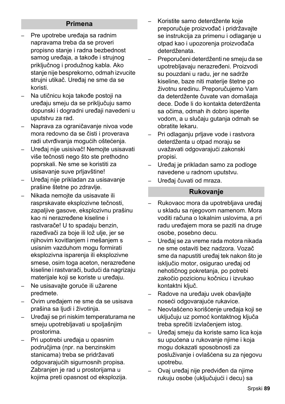 Karcher BDS 51-180 C Adv User Manual | Page 89 / 116