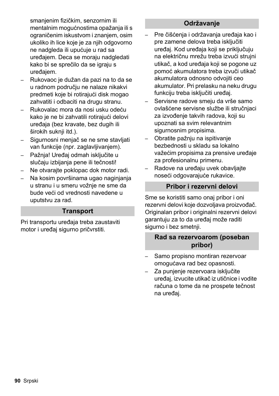 Karcher BDS 51-180 C Adv User Manual | Page 90 / 116