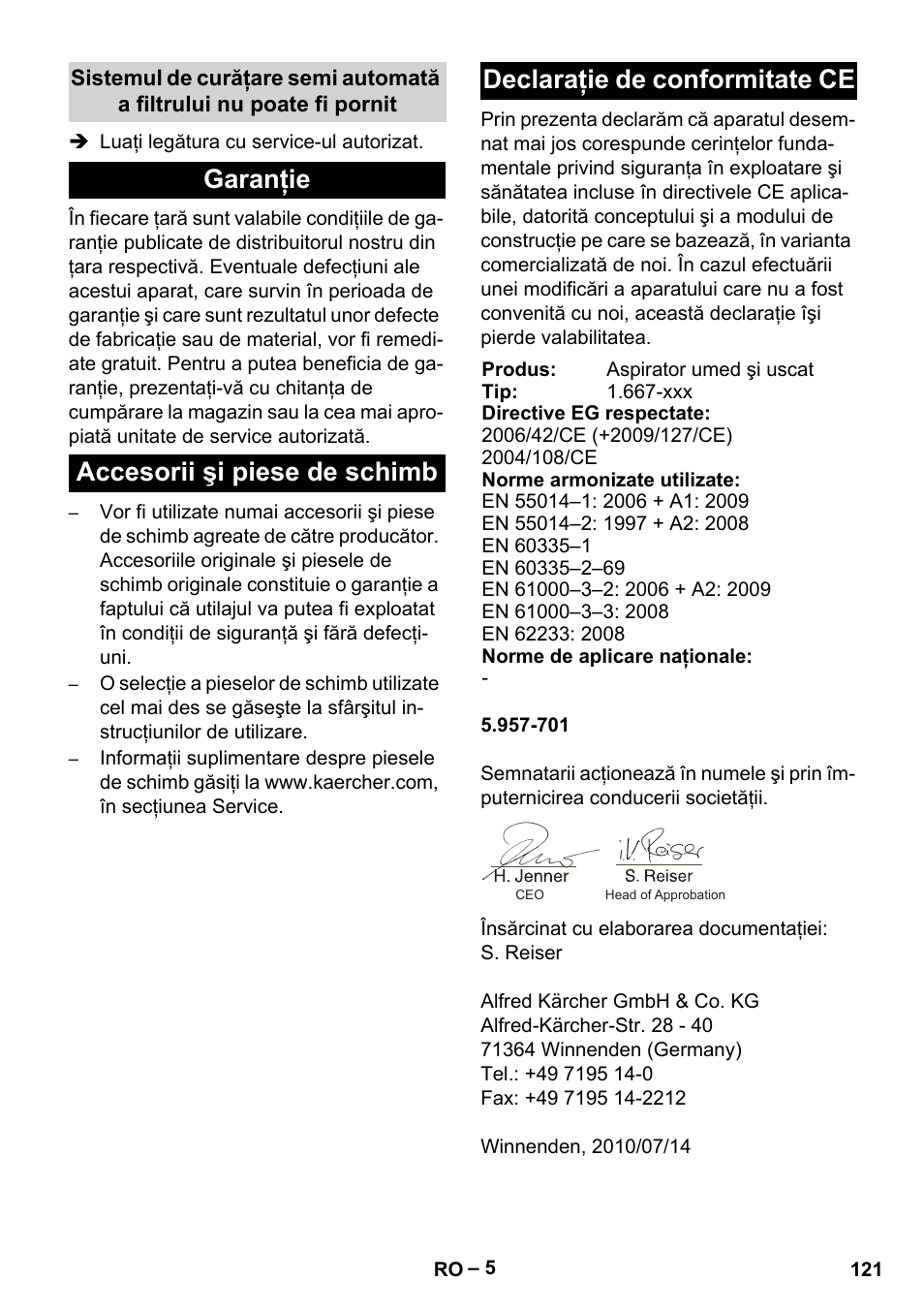 Karcher NT 65-2 Ap EU User Manual | Page 121 / 180