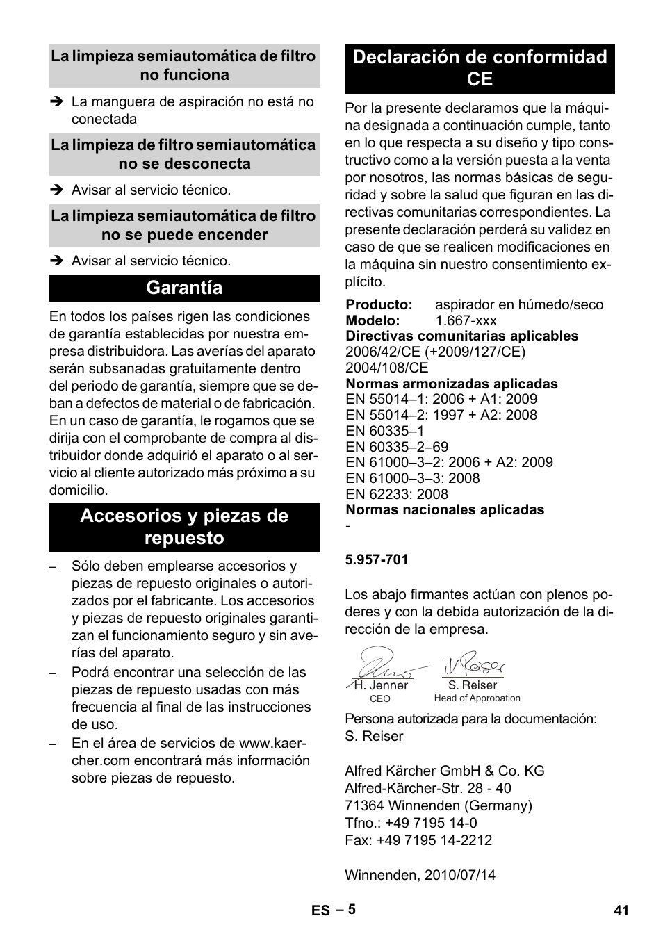 Karcher NT 65-2 Ap EU User Manual | Page 41 / 180