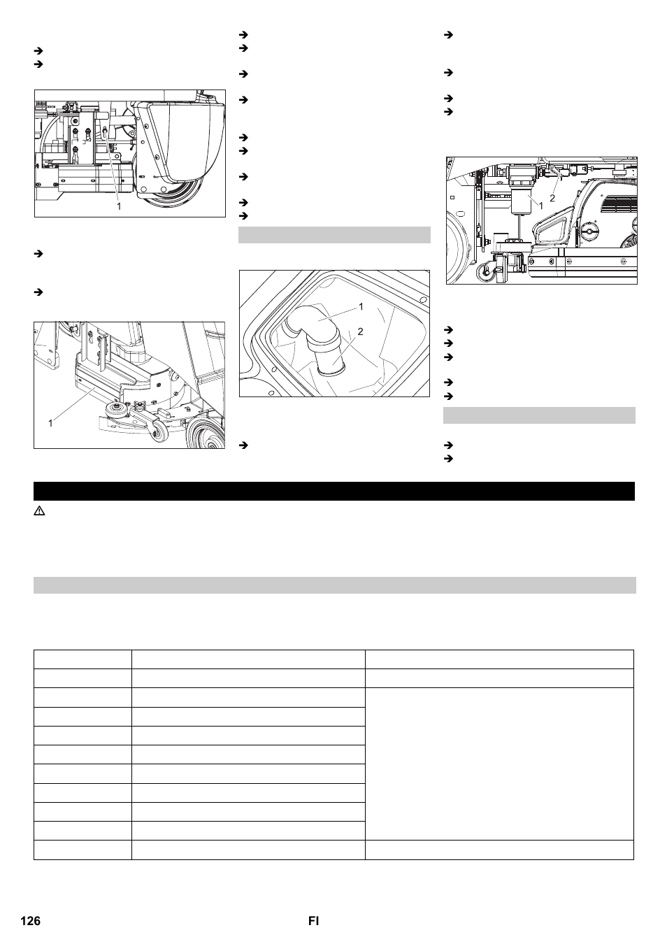 Häiriöt | Karcher B 95 RS Bp wet User Manual | Page 126 / 324