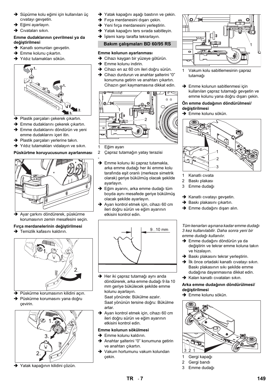 Karcher B 95 RS Bp wet User Manual | Page 149 / 324