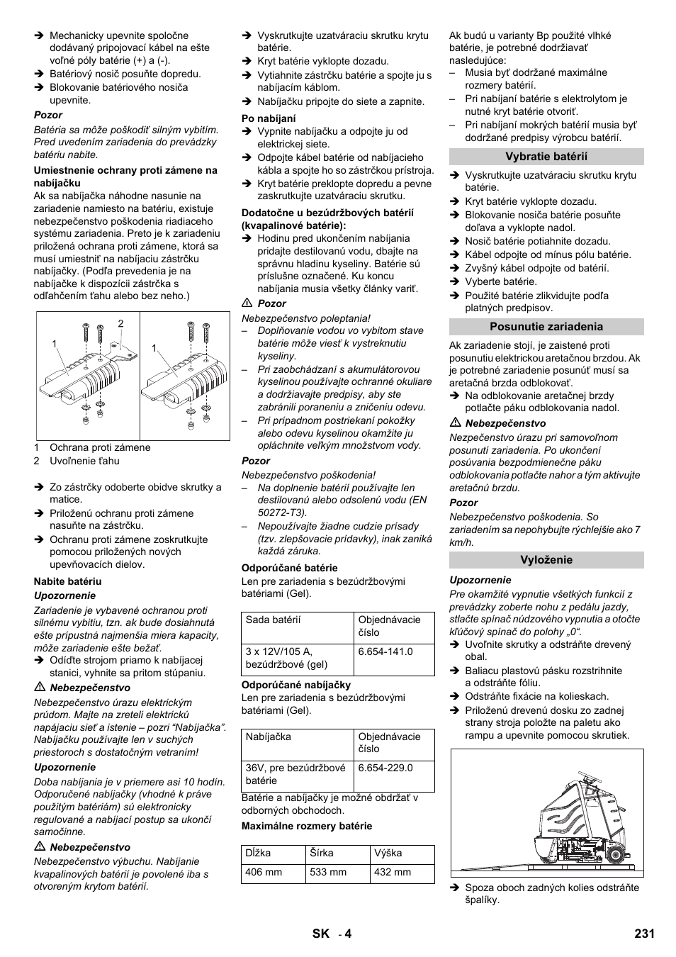 Karcher B 95 RS Bp wet User Manual | Page 231 / 324