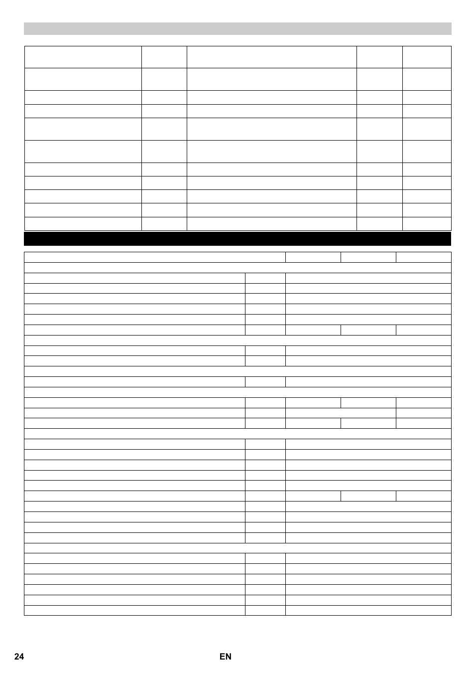 Specifications | Karcher B 95 RS Bp wet User Manual | Page 24 / 324