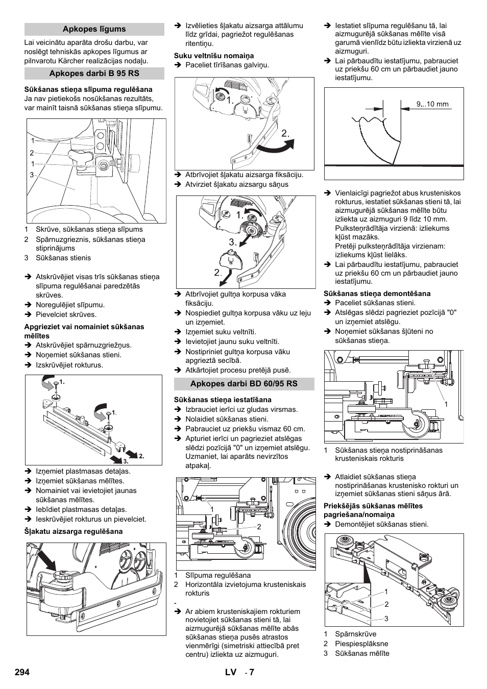 Karcher B 95 RS Bp wet User Manual | Page 294 / 324