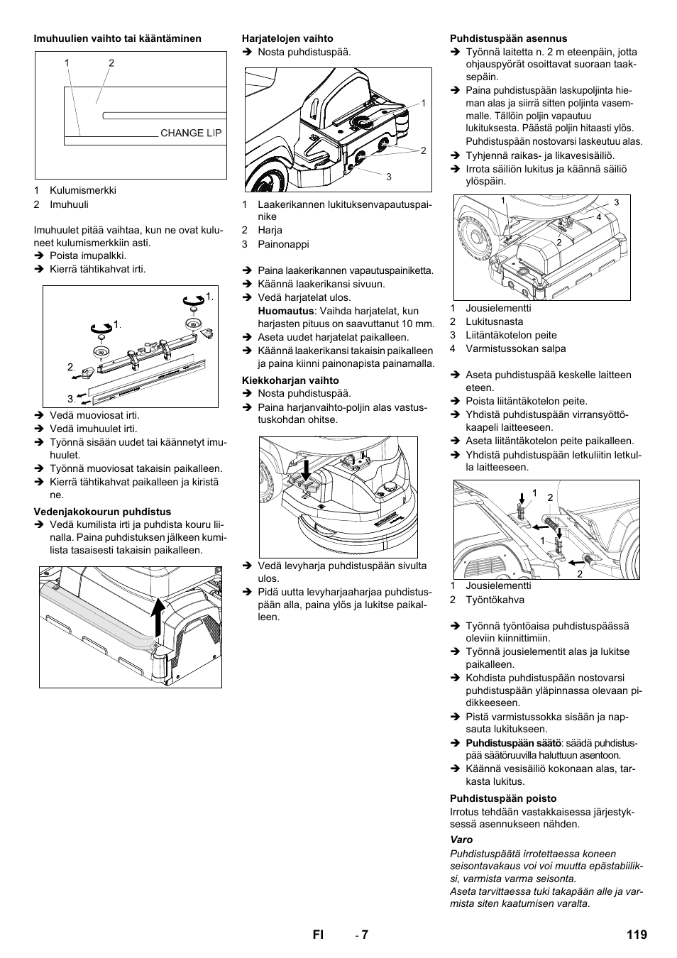 Karcher B 60 W User Manual | Page 119 / 308