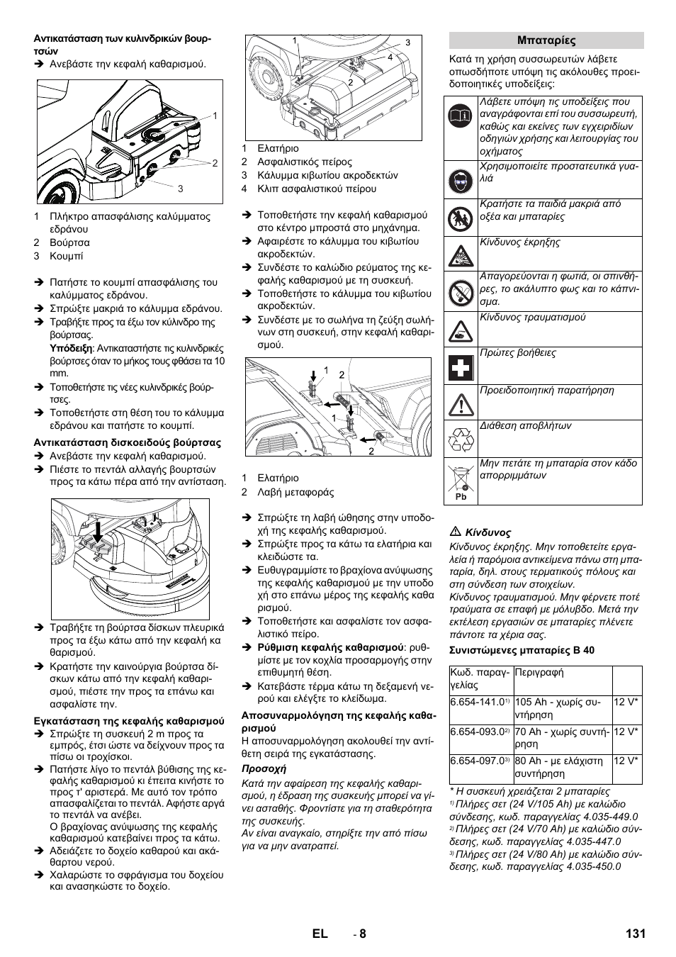 Karcher B 60 W User Manual | Page 131 / 308