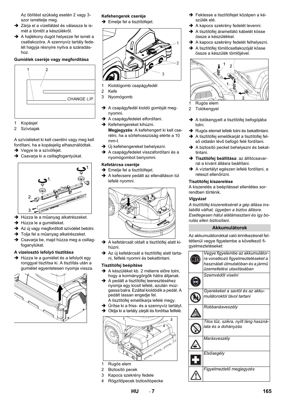 Karcher B 60 W User Manual | Page 165 / 308