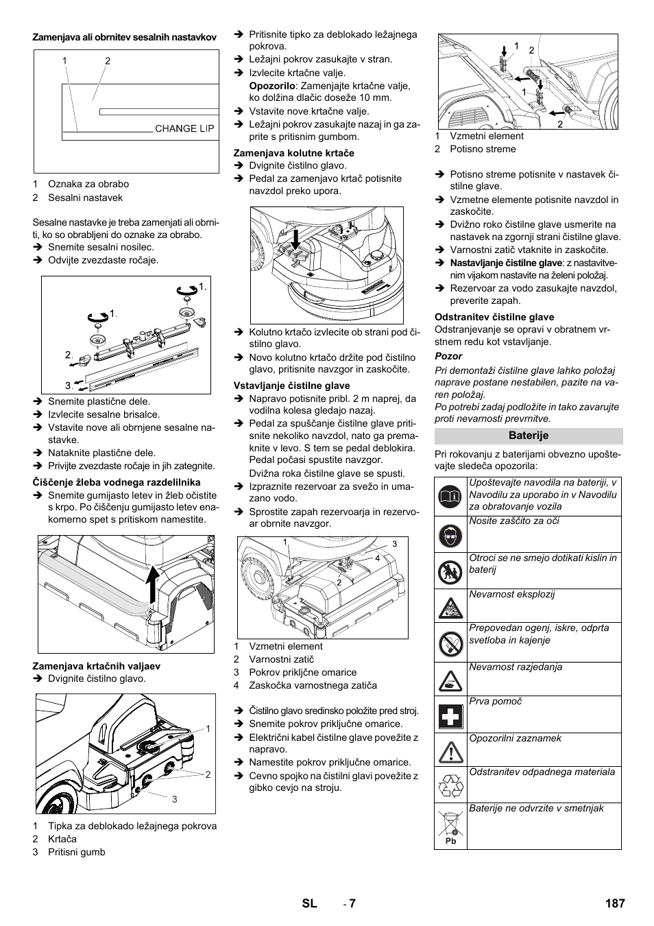 Karcher B 60 W User Manual | Page 187 / 308