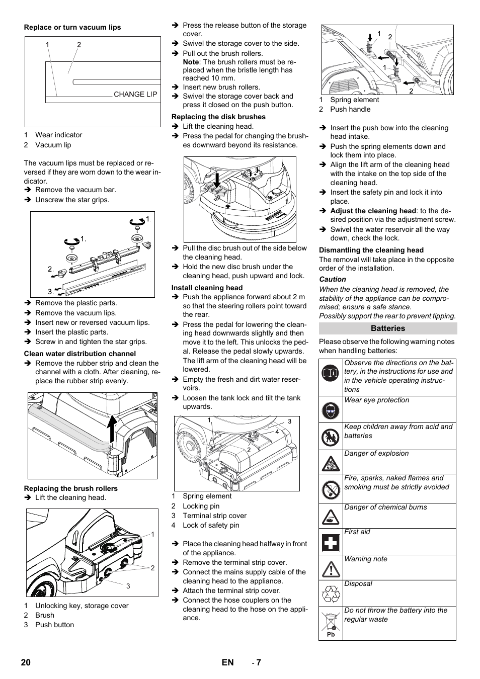 Karcher B 60 W User Manual | Page 20 / 308