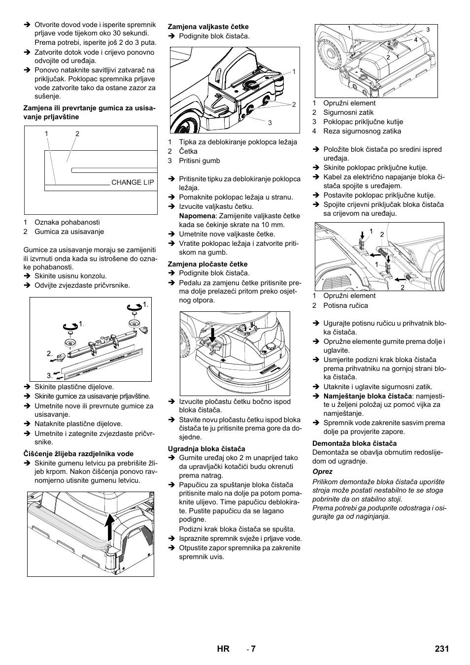 Karcher B 60 W User Manual | Page 231 / 308