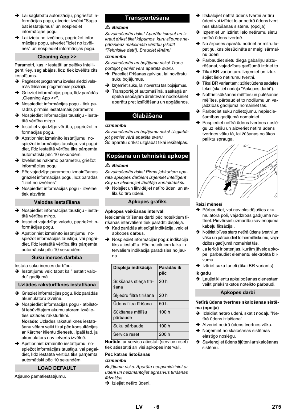 Karcher B 60 W User Manual | Page 275 / 308