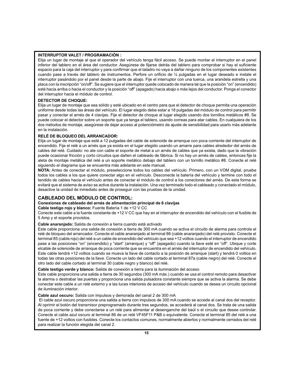 Audiovox APS-700 User Manual | Page 15 / 24