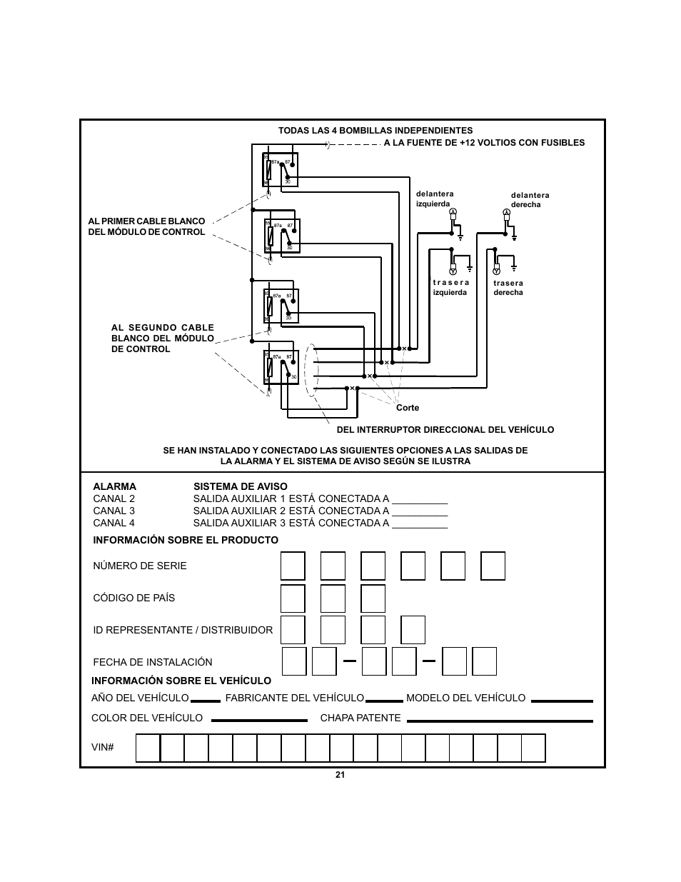 Audiovox APS-700 User Manual | Page 21 / 24