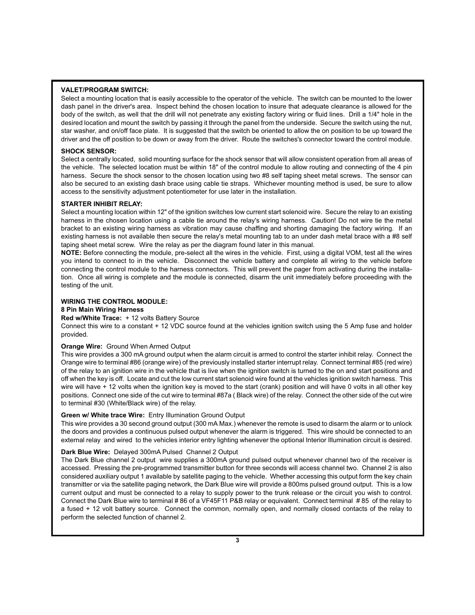 Audiovox APS-700 User Manual | Page 3 / 24