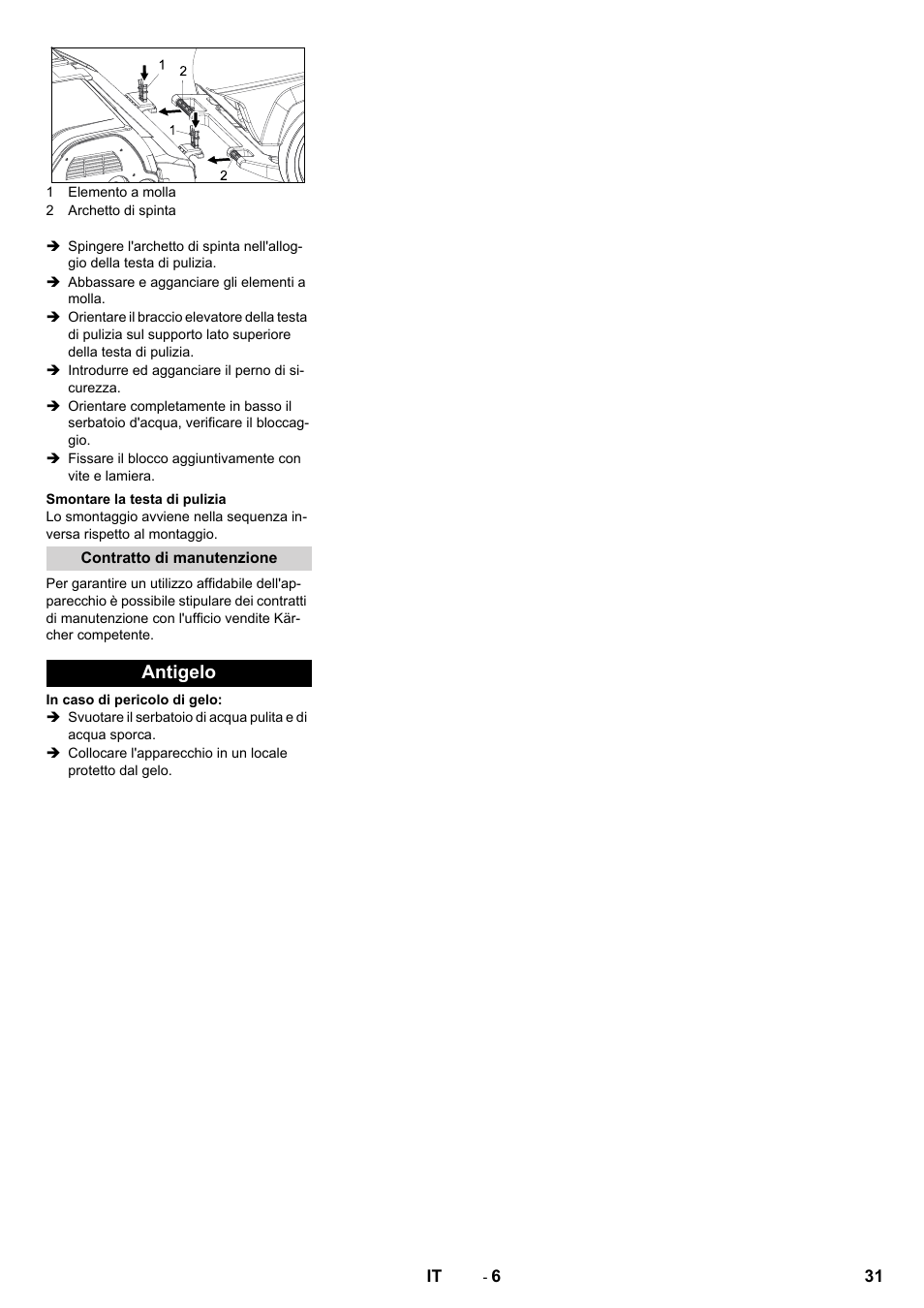Antigelo | Karcher B 40 C Bp R 55 User Manual | Page 31 / 226