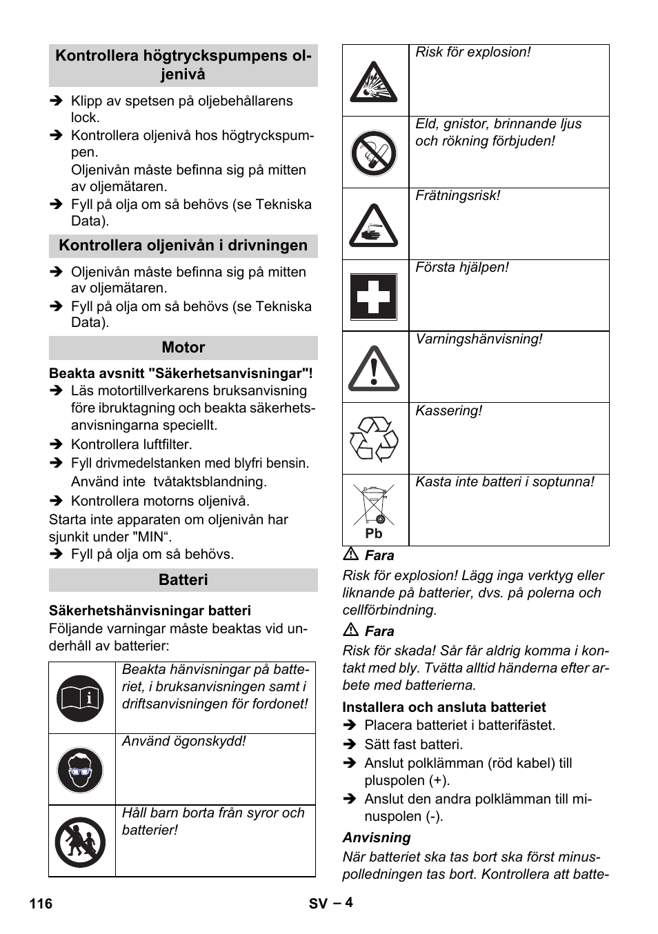 Karcher HD 9-50 Pe User Manual | Page 116 / 346