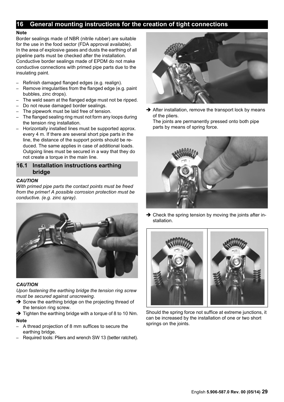 1 installation instructions earthing bridge | Karcher IV 100 - 55 M B1 User Manual | Page 29 / 48