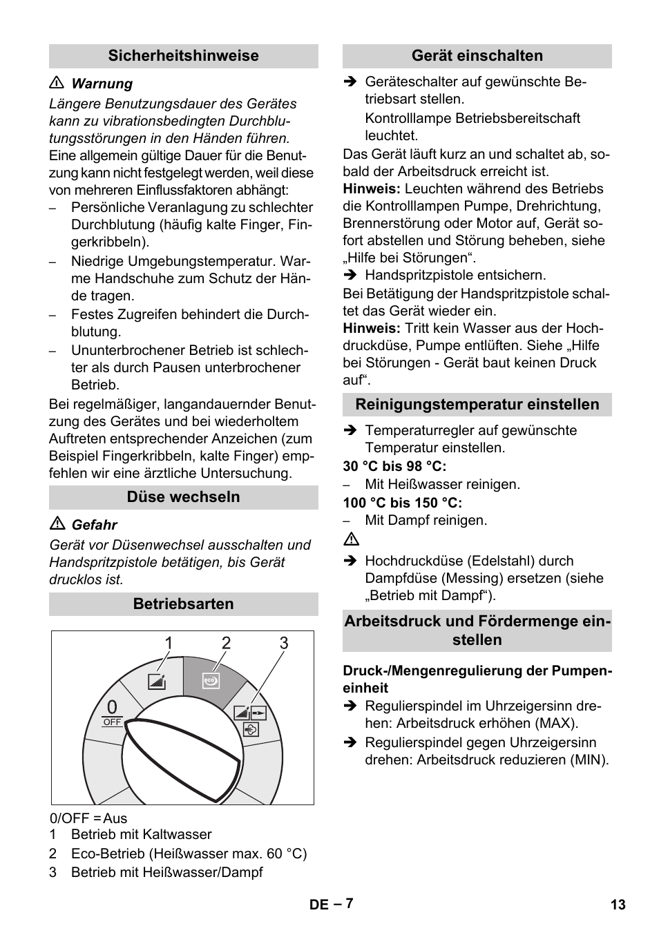 Karcher HDS 7-12-4 M User Manual | Page 13 / 516