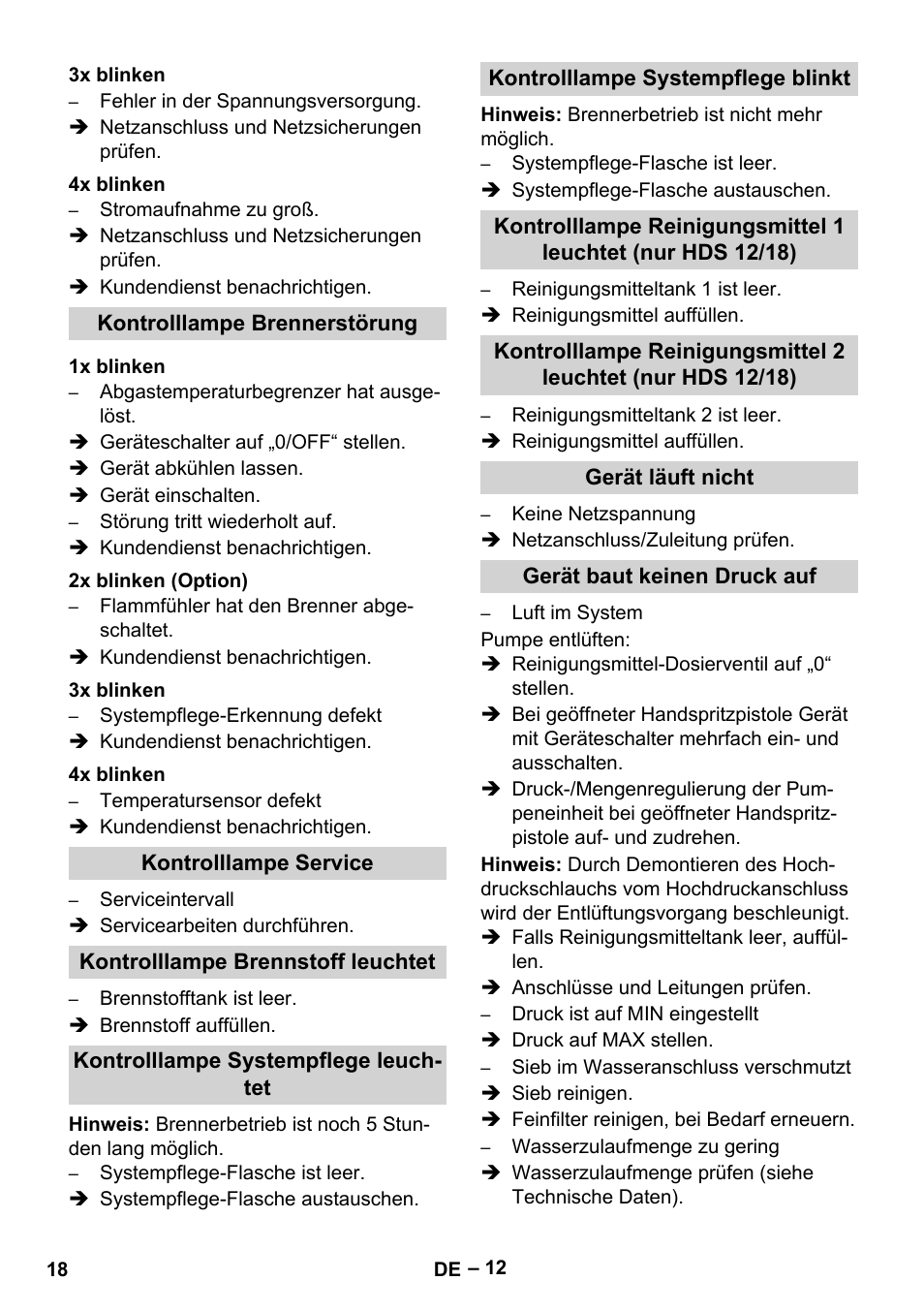 Karcher HDS 7-12-4 M User Manual | Page 18 / 516