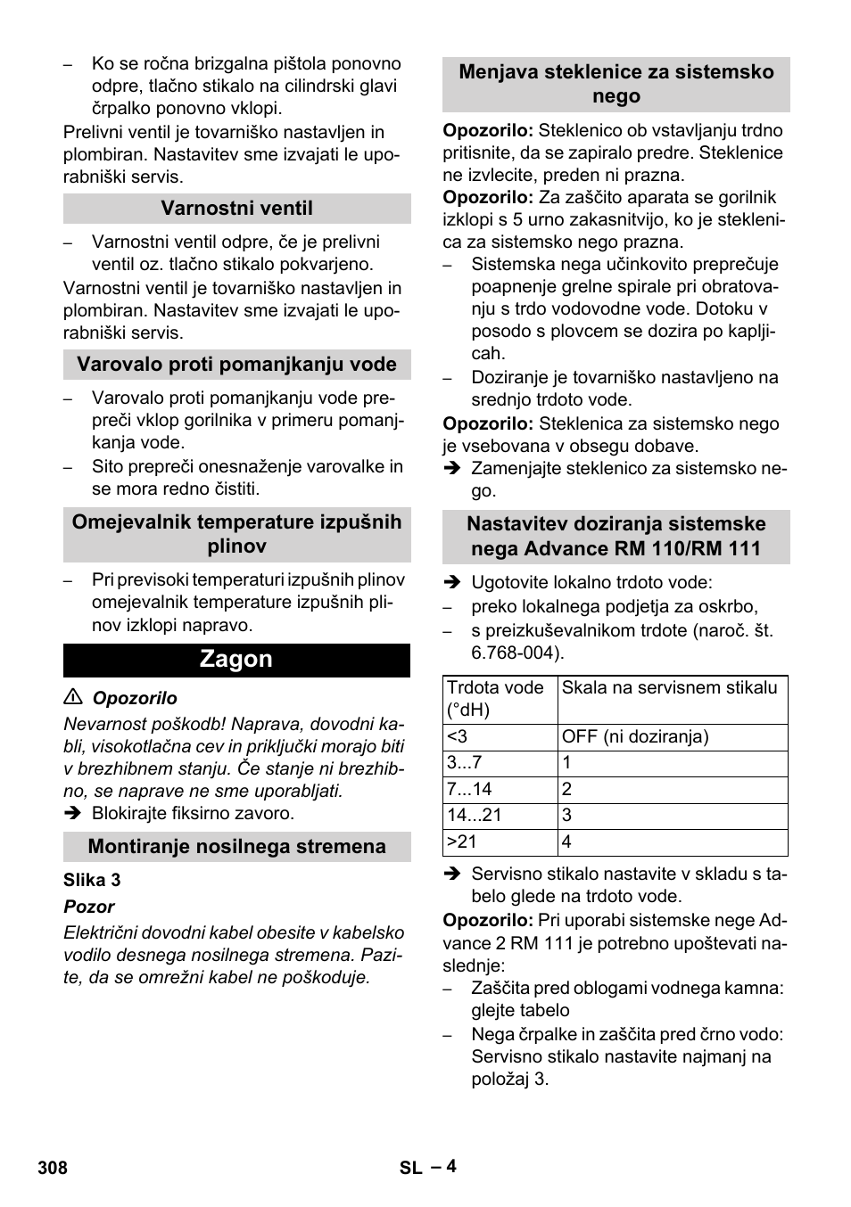 Zagon | Karcher HDS 7-12-4 M User Manual | Page 308 / 516