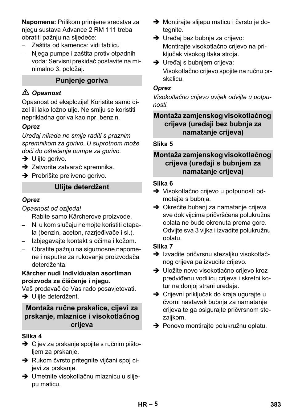 Karcher HDS 7-12-4 M User Manual | Page 383 / 516