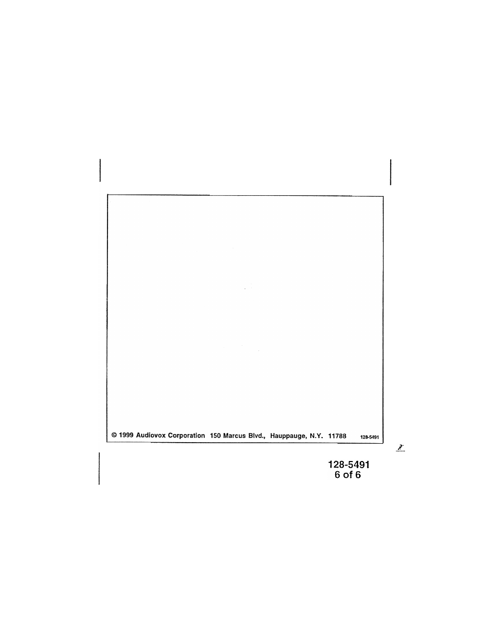 Audiovox PRO-94FR User Manual | Page 6 / 6