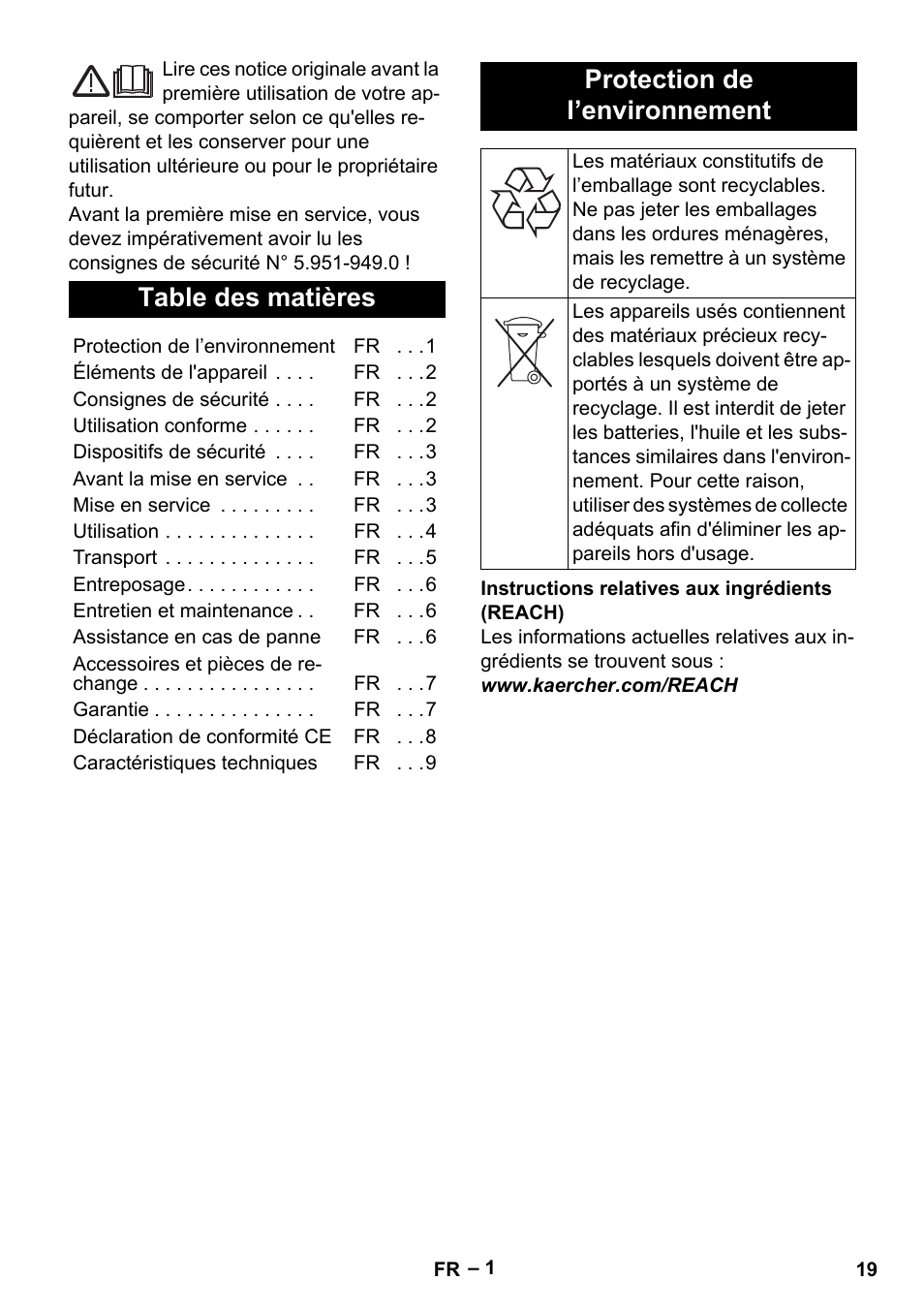 Karcher HD 10-15-4 Cage Food User Manual | Page 19 / 256