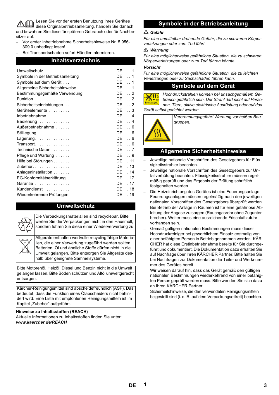 Karcher HDS 9-14-4 ST User Manual | Page 3 / 450