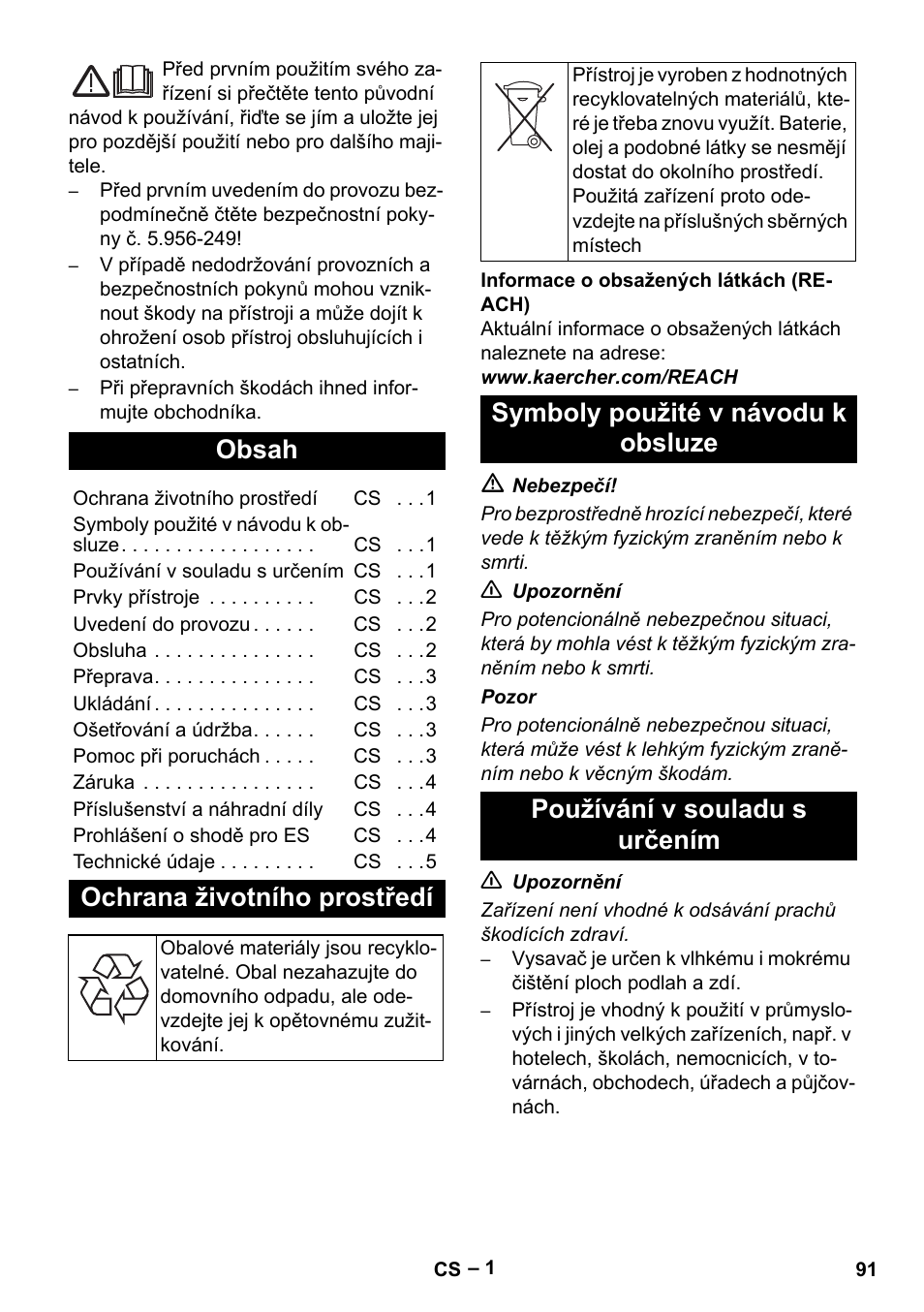 Karcher NT 48-1 Te User Manual | Page 91 / 156