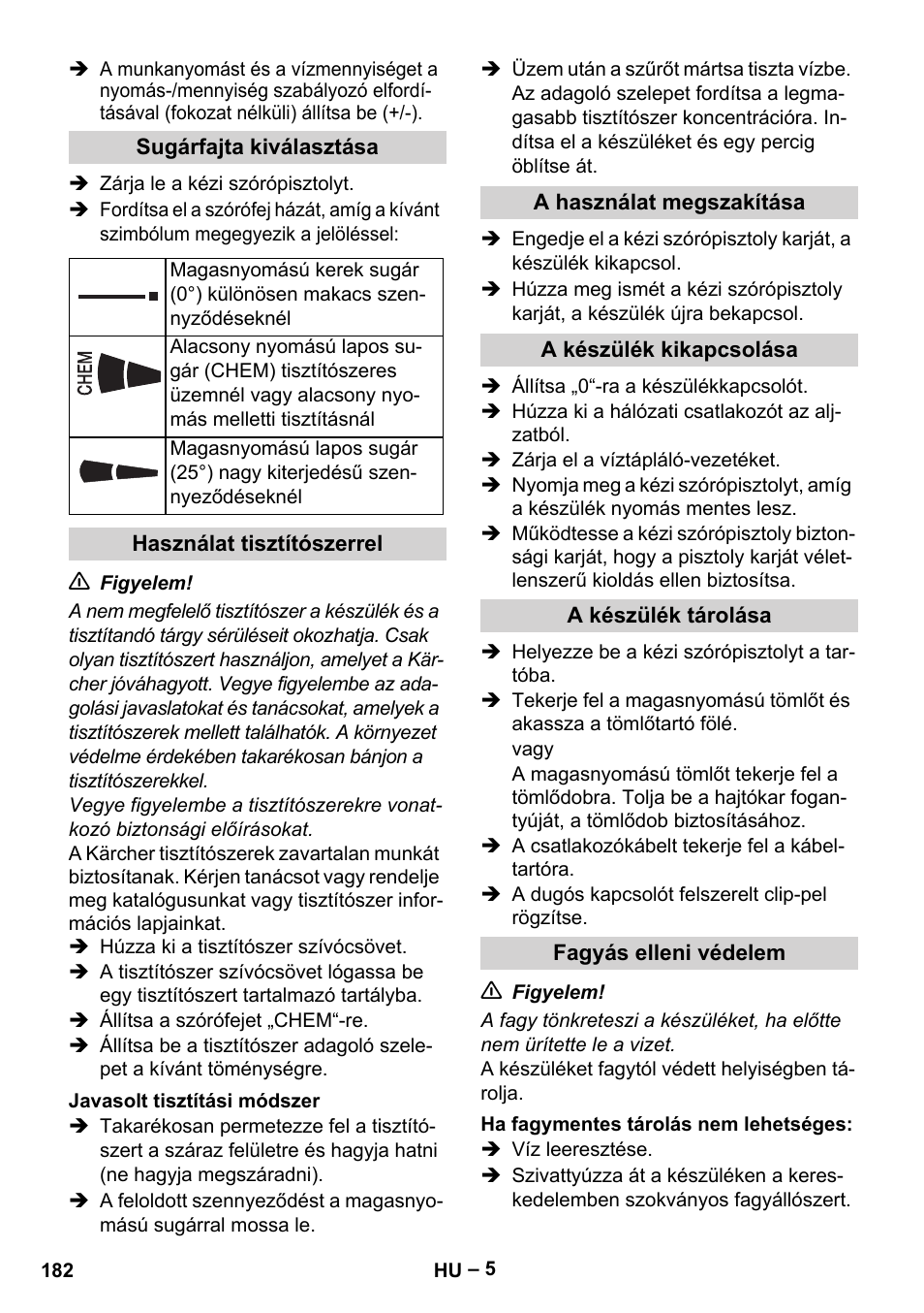 Karcher HD 6-12-4 CX Plus User Manual | Page 182 / 364