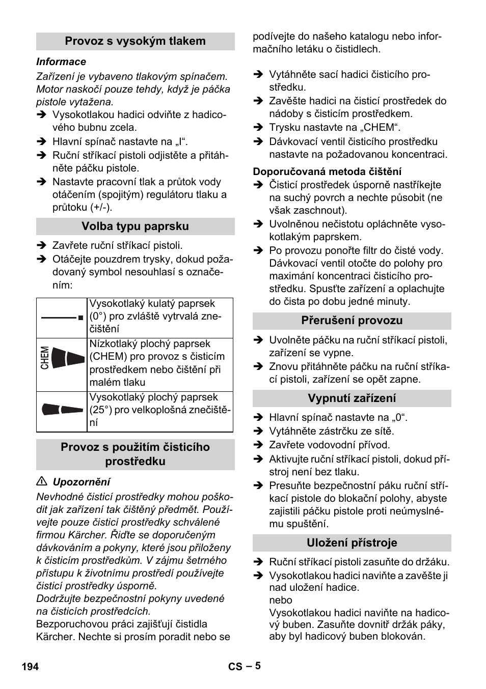 Karcher HD 6-12-4 CX Plus User Manual | Page 194 / 364