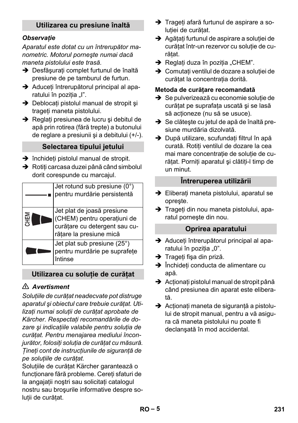 Karcher HD 6-12-4 CX Plus User Manual | Page 231 / 364