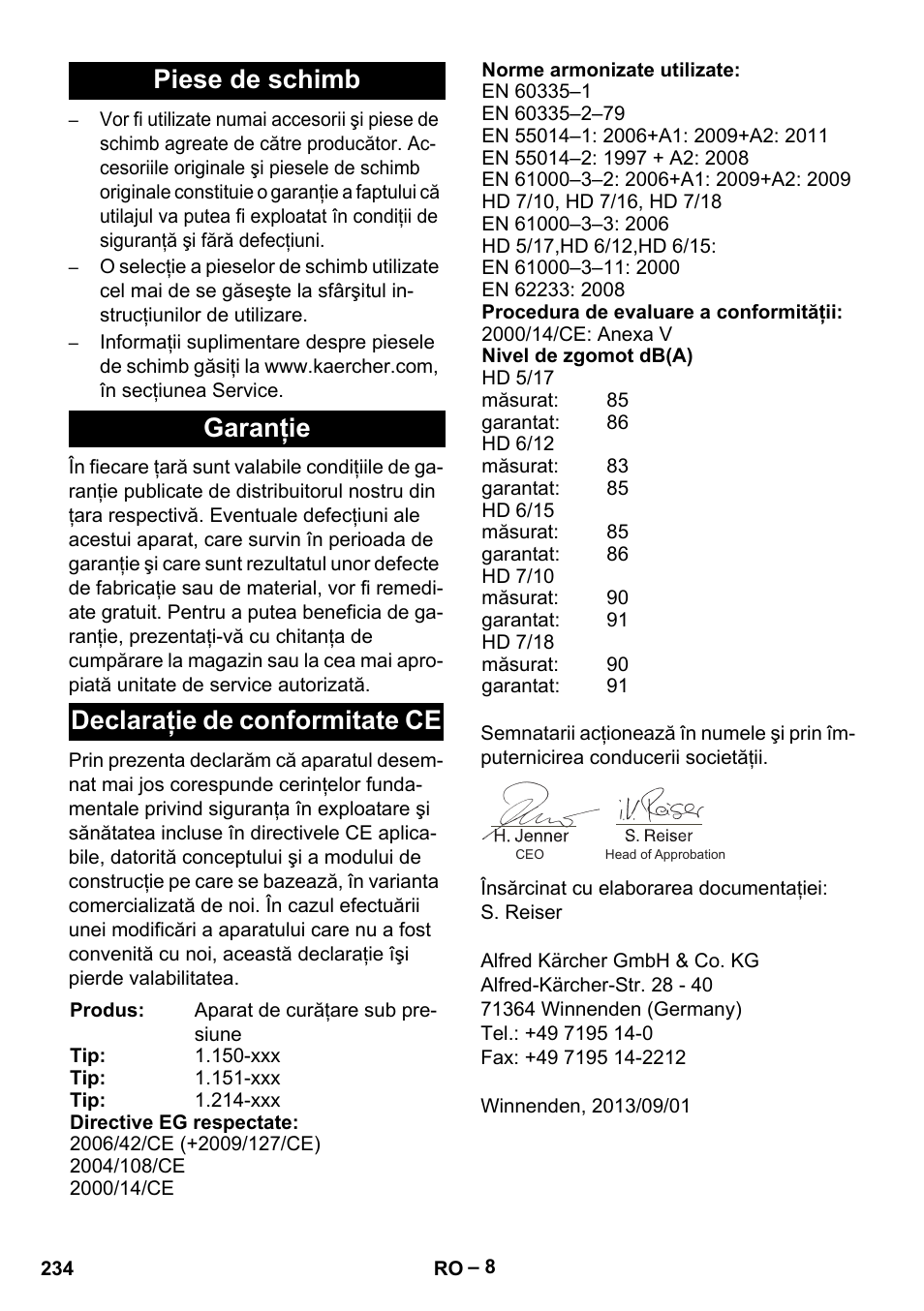 Karcher HD 6-12-4 CX Plus User Manual | Page 234 / 364