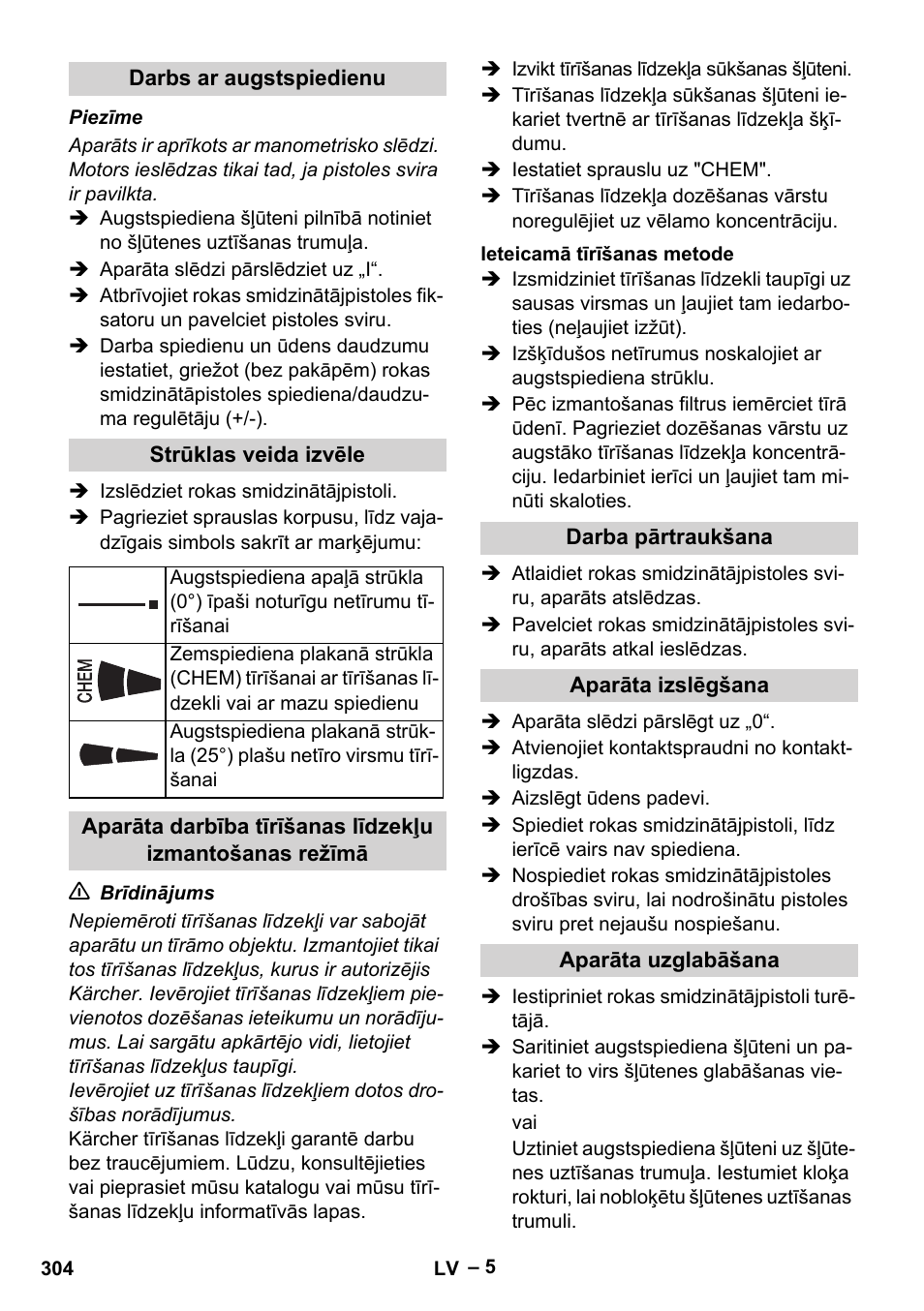 Karcher HD 6-12-4 CX Plus User Manual | Page 304 / 364