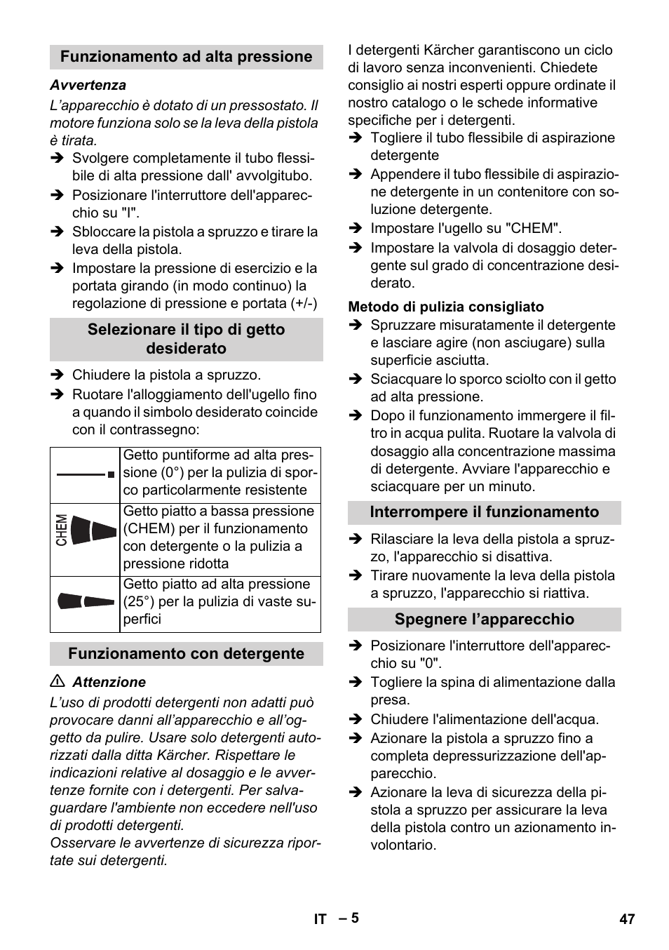 Karcher HD 6-12-4 CX Plus User Manual | Page 47 / 364