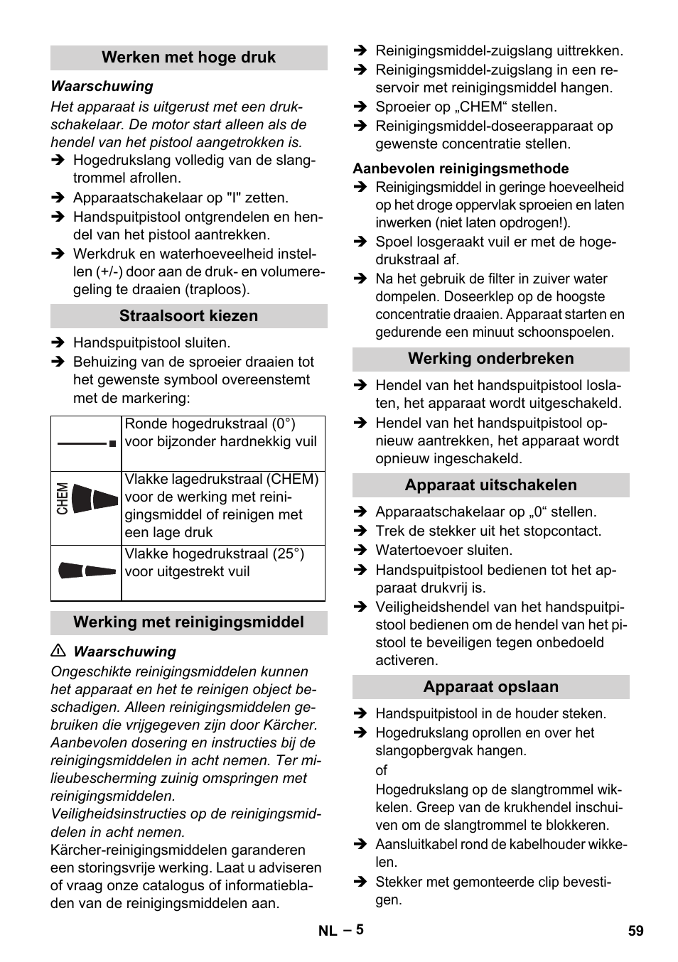 Karcher HD 6-12-4 CX Plus User Manual | Page 59 / 364