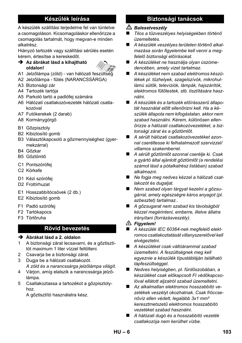 Karcher SC 1-020 User Manual | Page 103 / 210