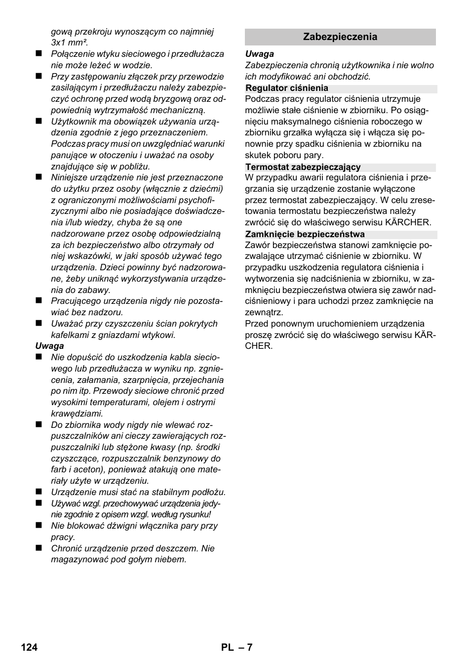 Karcher SC 1-020 User Manual | Page 124 / 210