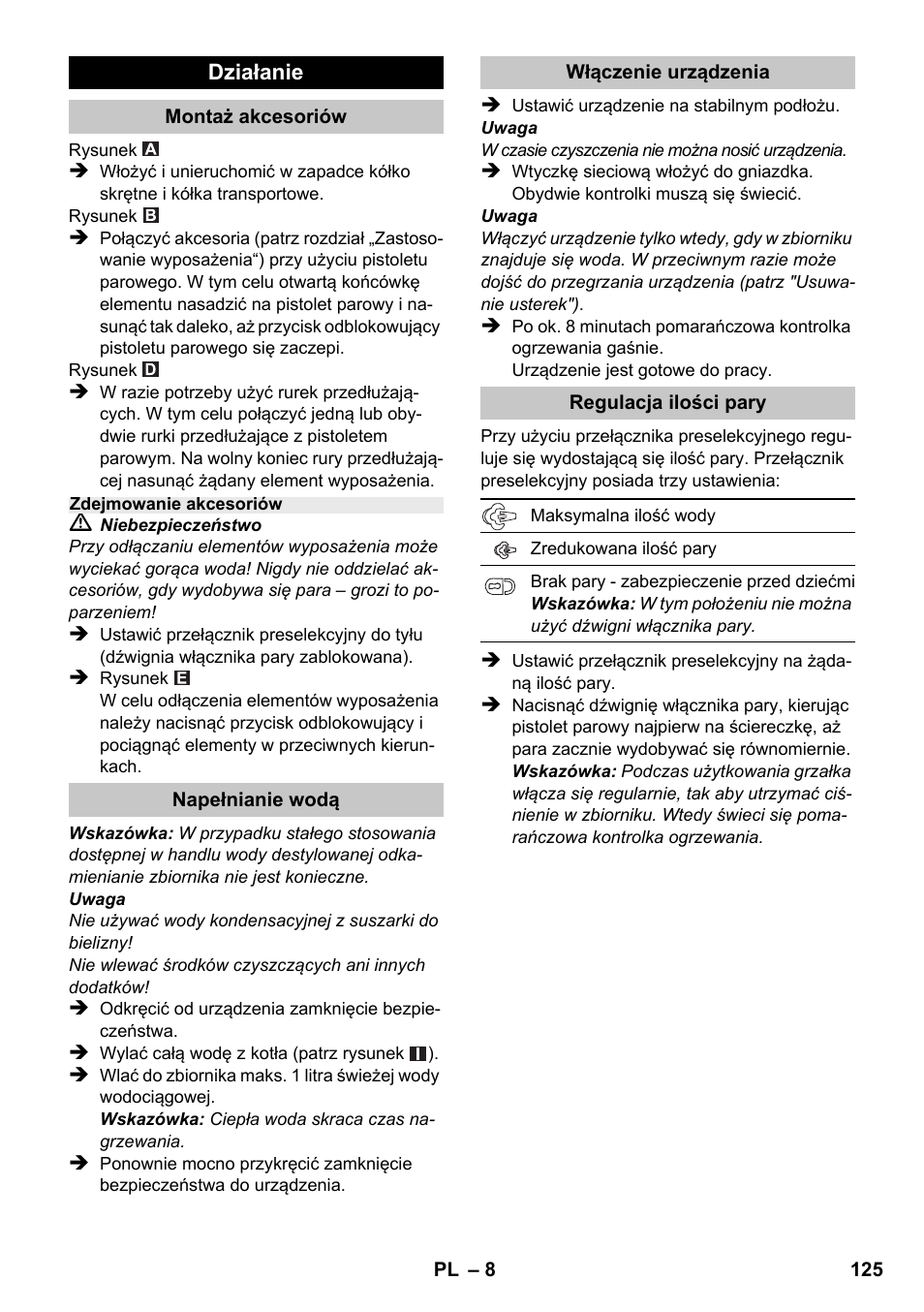 Karcher SC 1-020 User Manual | Page 125 / 210