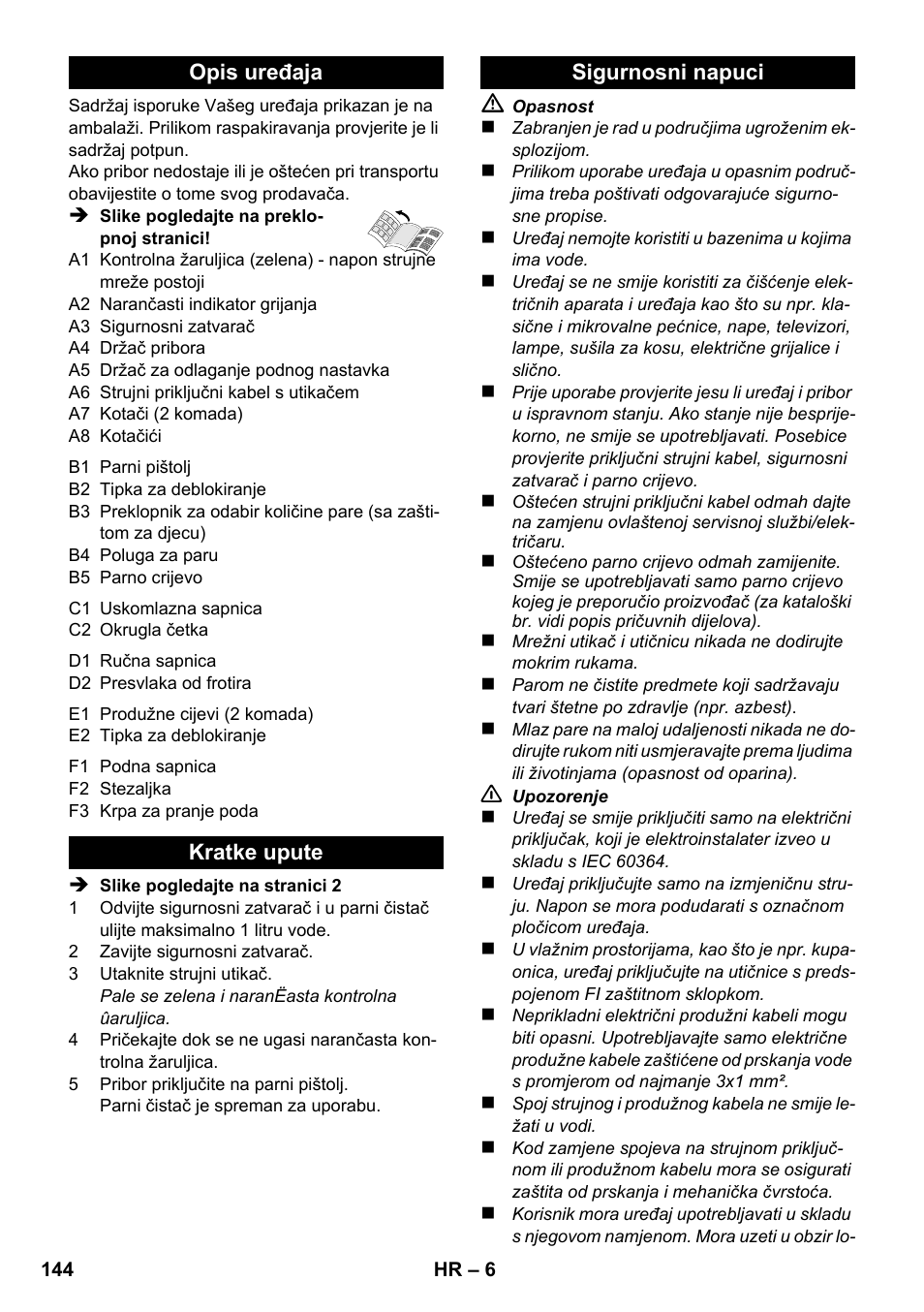 Karcher SC 1-020 User Manual | Page 144 / 210